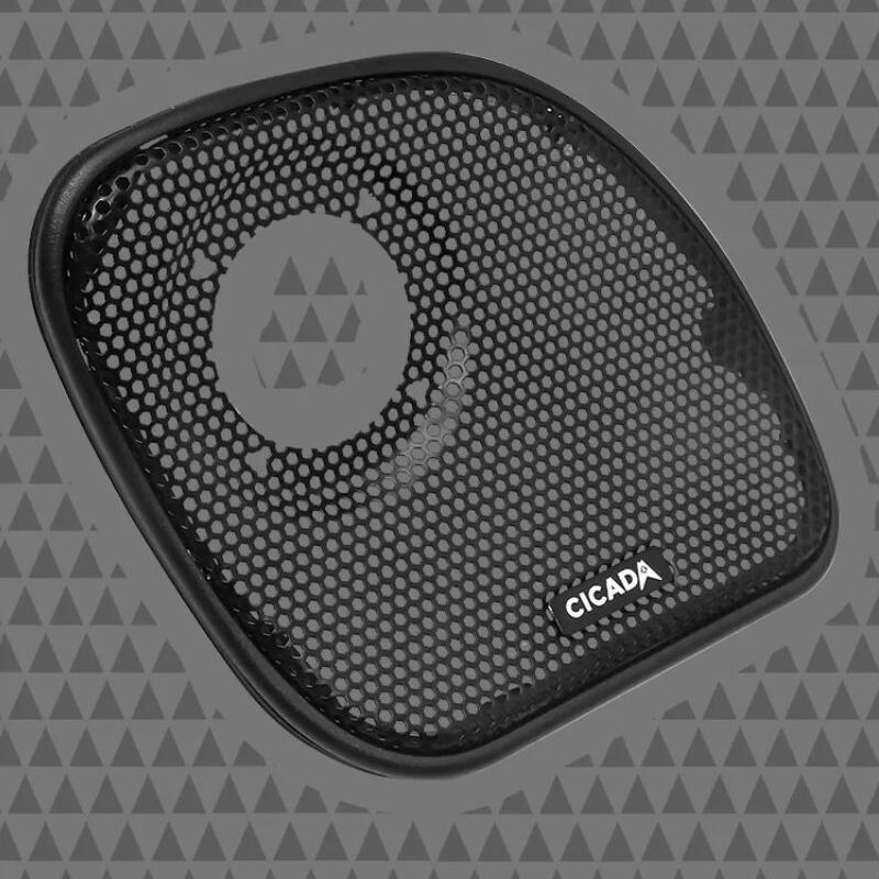 Cicada Audio CHDRGGT 2014-2023 Harley-Davidson Road Glide grilles with RR075T tweeter cutouts