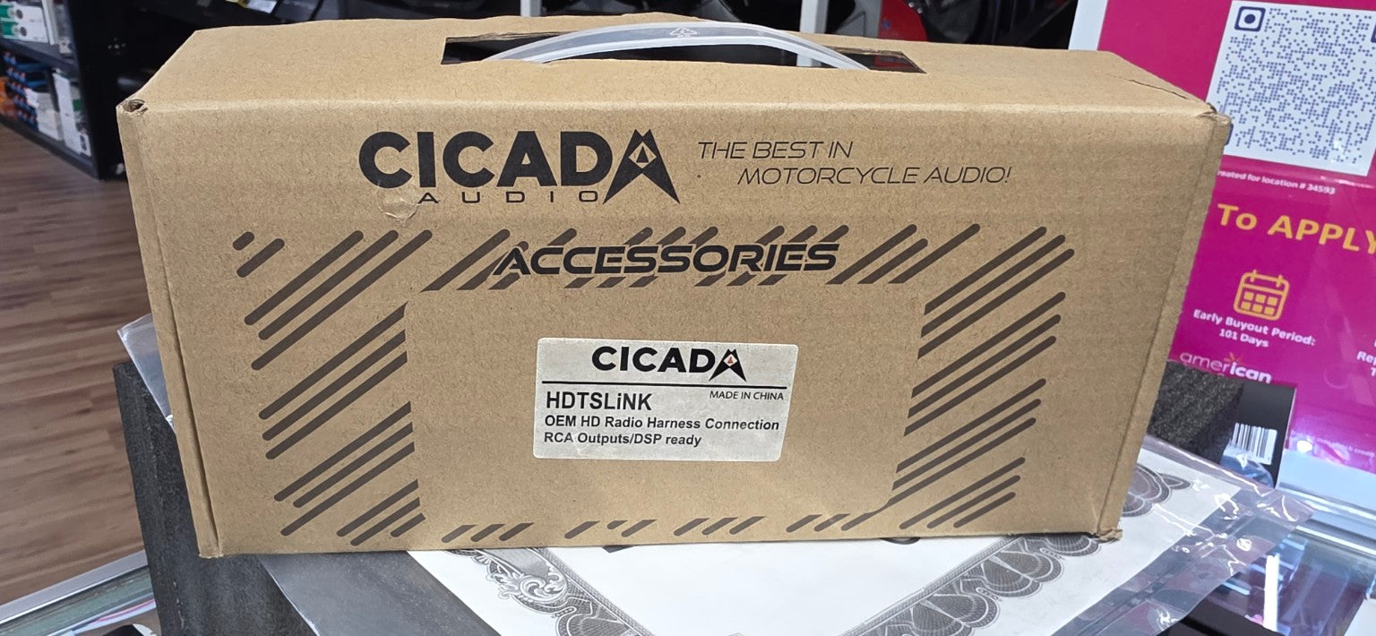 Used Cicada Audio HDTSLINK Harley-Davidson factory radio T-harness at SMS Car Audio
