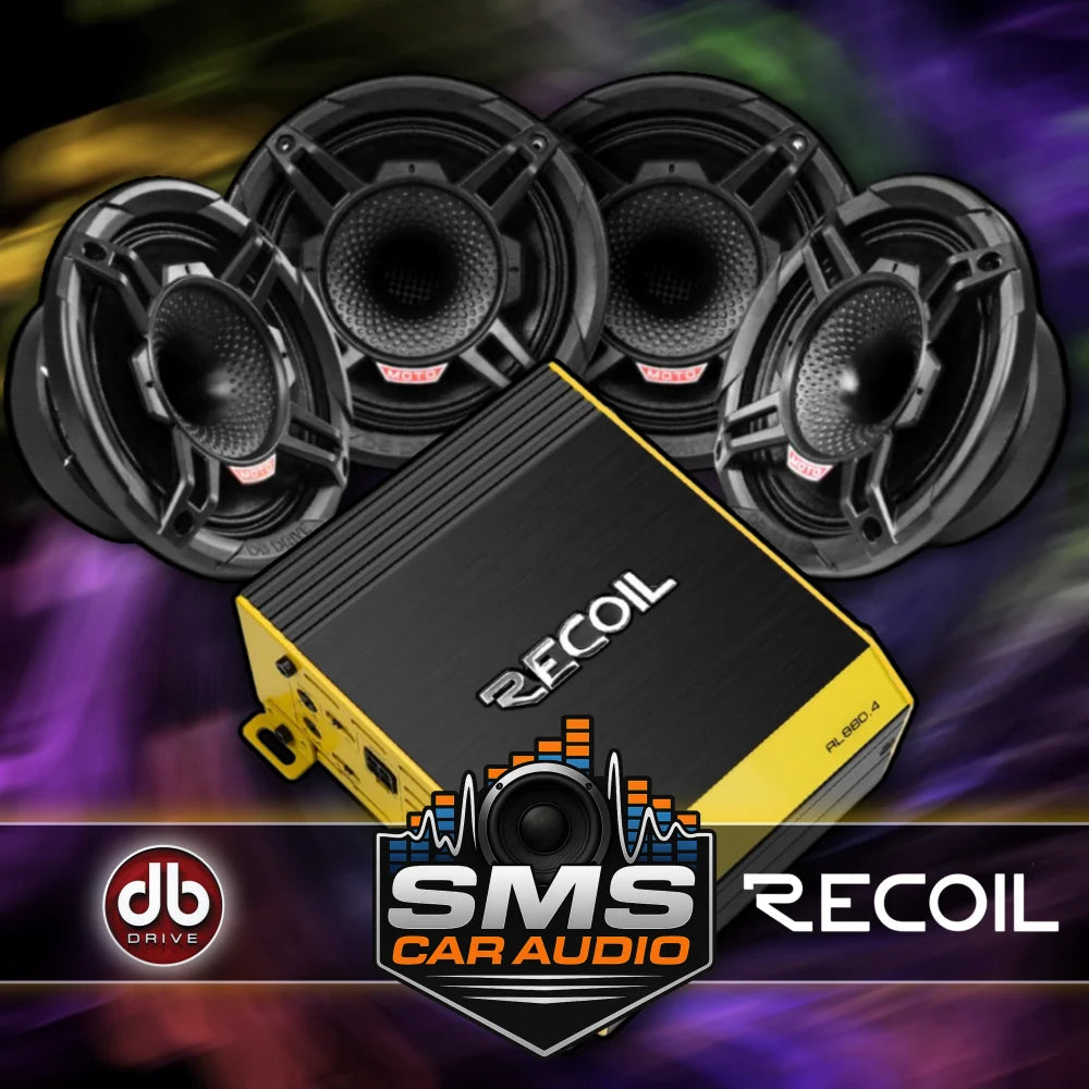 Db Drive Wdx6moto 6.5’’ Compression-loaded Speakers