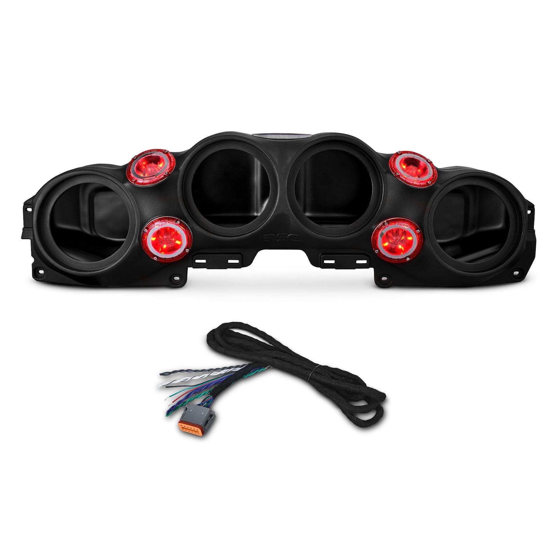 DS18 JL-SBAR black overhead sound bar for Jeep JL JLU and JT Gladiator