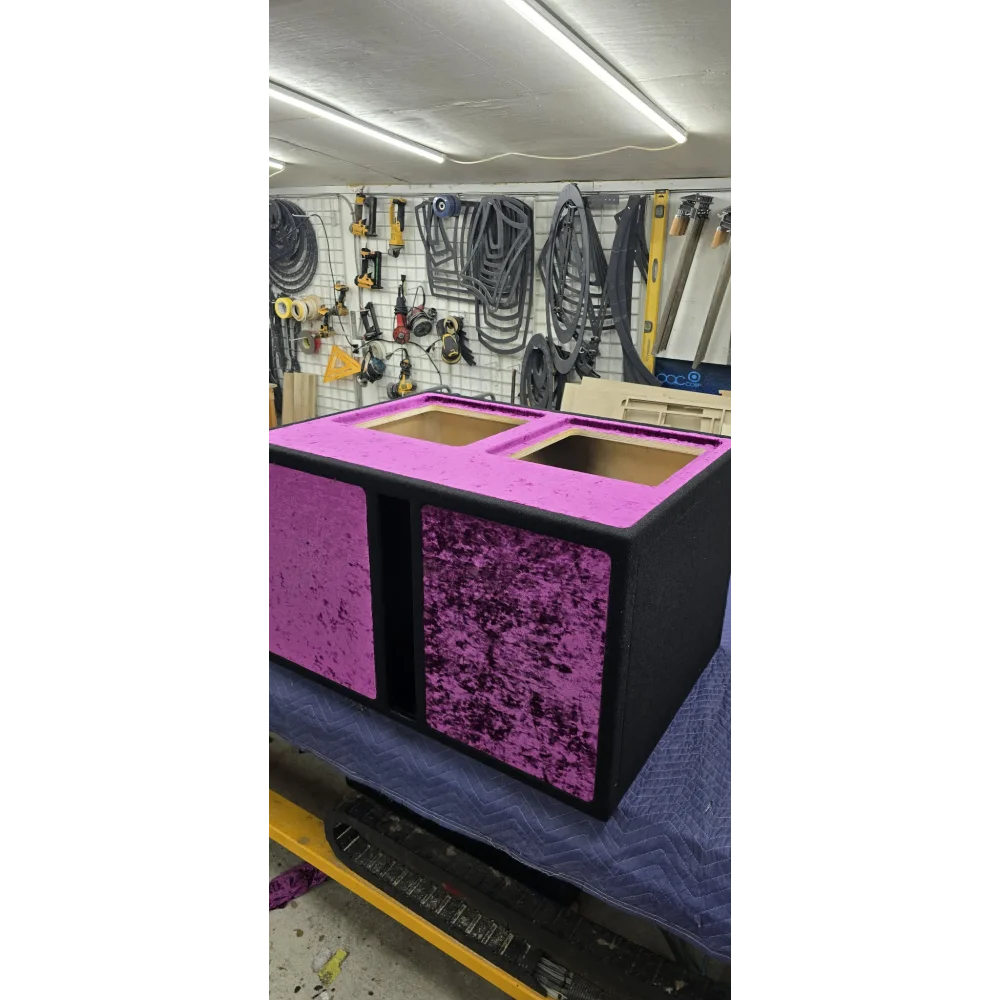 Dual 15″ Custom-built Subwoofer Enclosure (built-to-order)