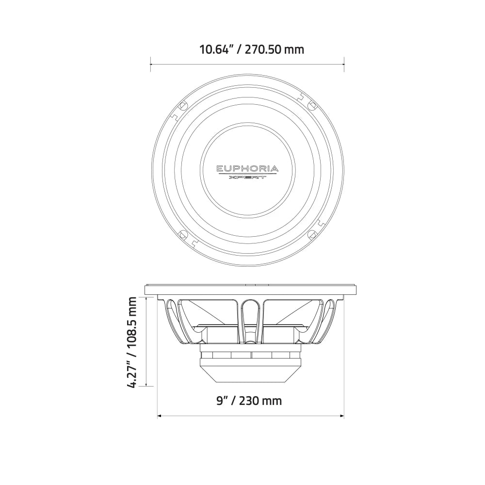 Ex10nmb: 10’’ Die-cast Neo Midbass - Sms Car Audio