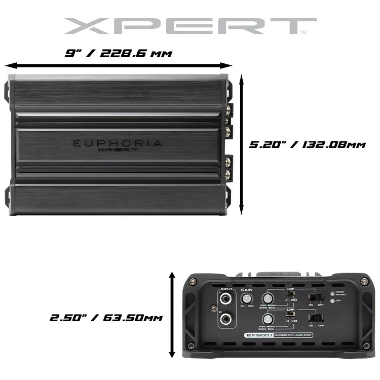Ex1500.1: Full Range Class d Monoblock Amplifier - Sms Car