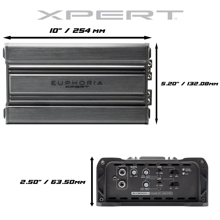 Ex3000.1: Full Range Class d Monoblock Amplifier - Sms Car