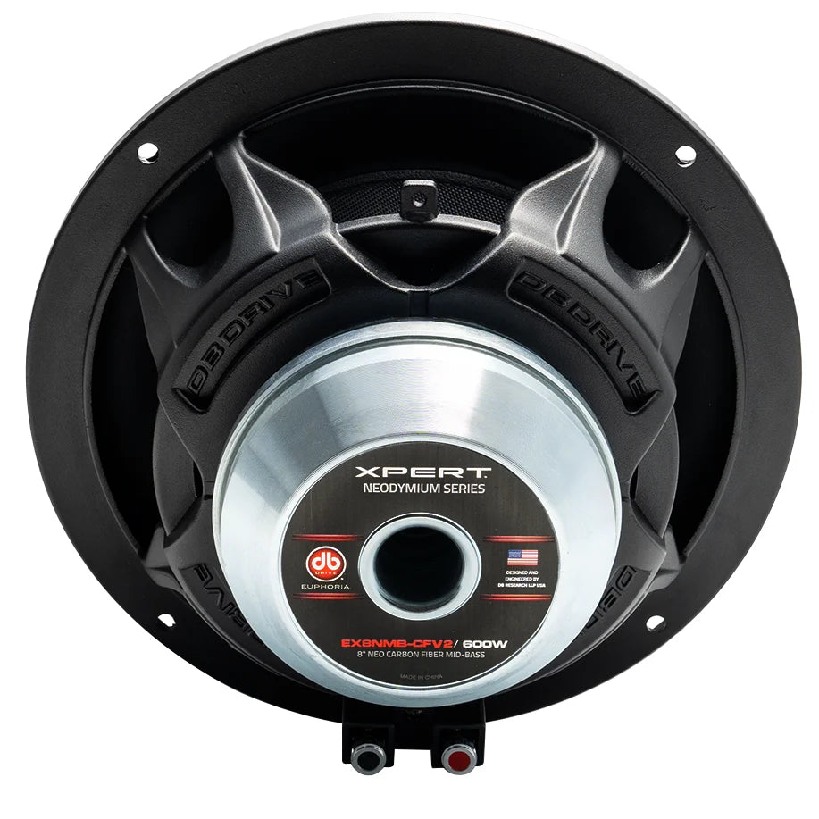 Ex8nmb-cfv2: 8 In. Neo Carbon Fiber Midbass - Sms Car Audio