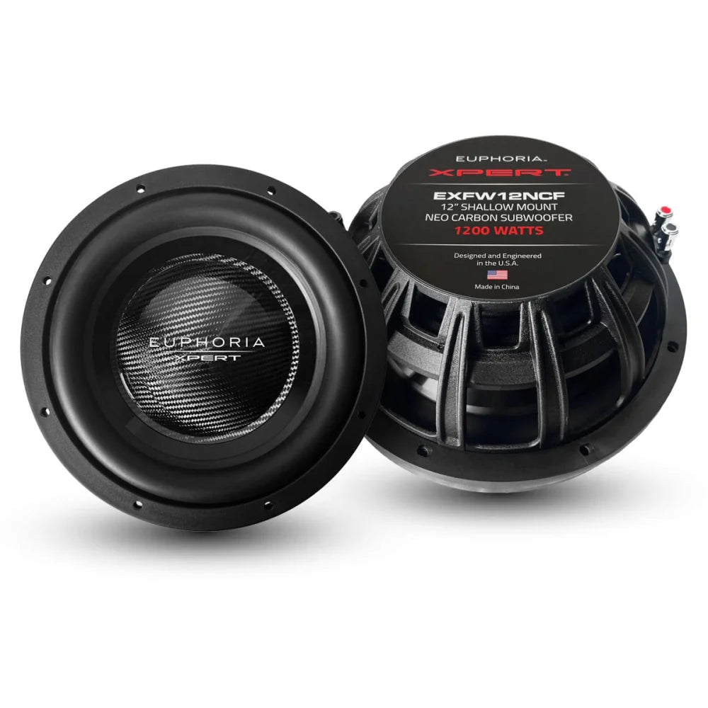 Exfw12ncf: 12in Neo Carbon Fiber Shallow Woofer - Subwoofer