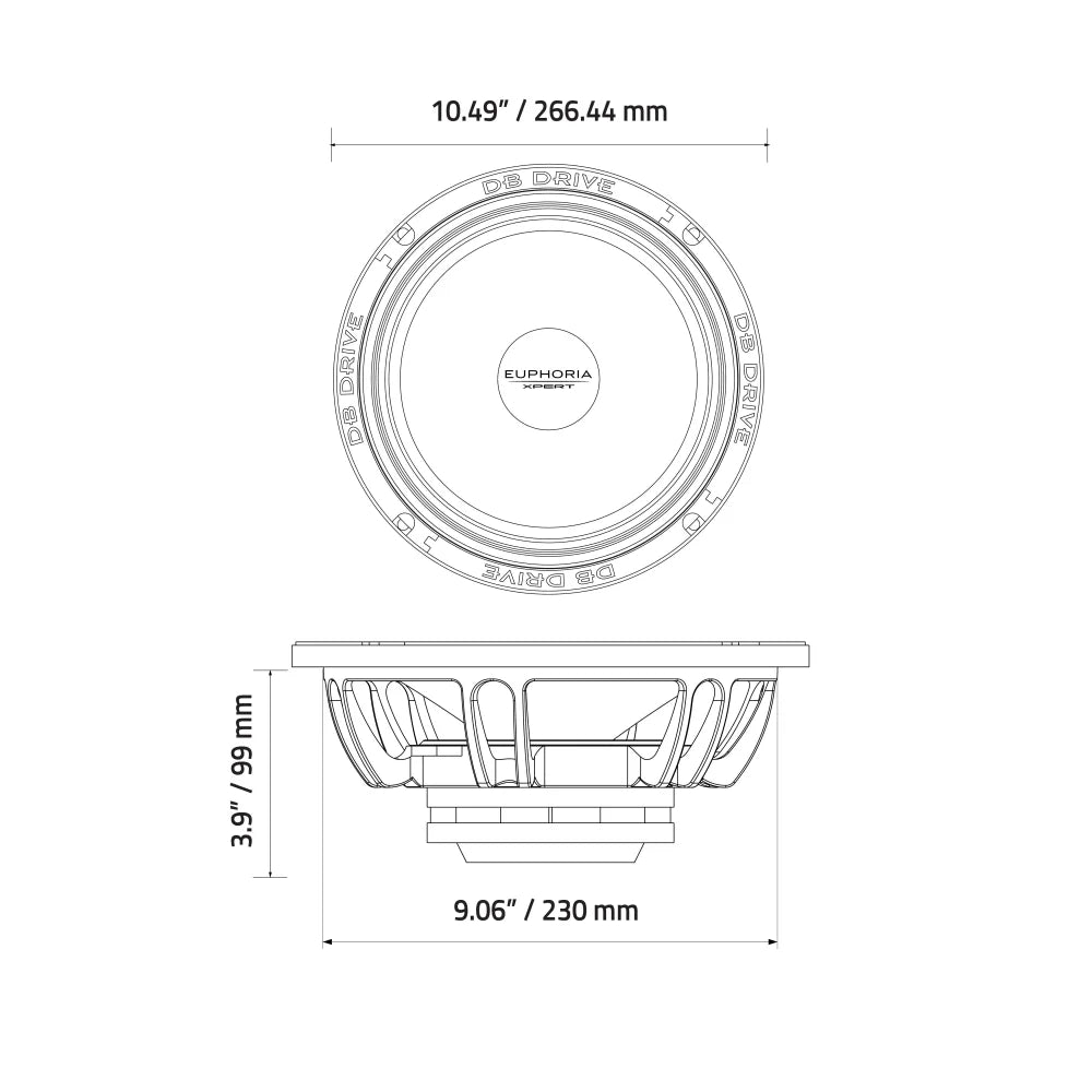 Exm10n: 10 In. Neo Midrange - Sms Car Audio