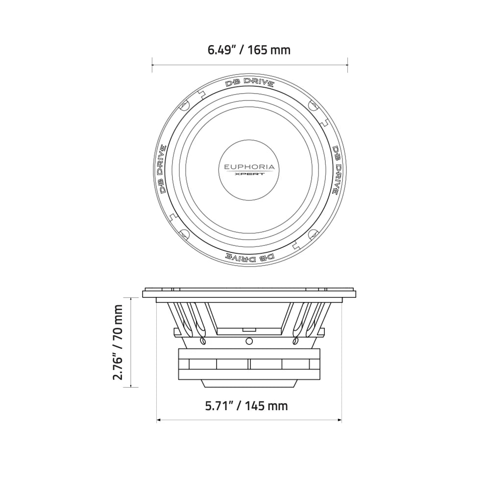 Exm6n: 6.5 In. Neo Midrange - Sms Car Audio