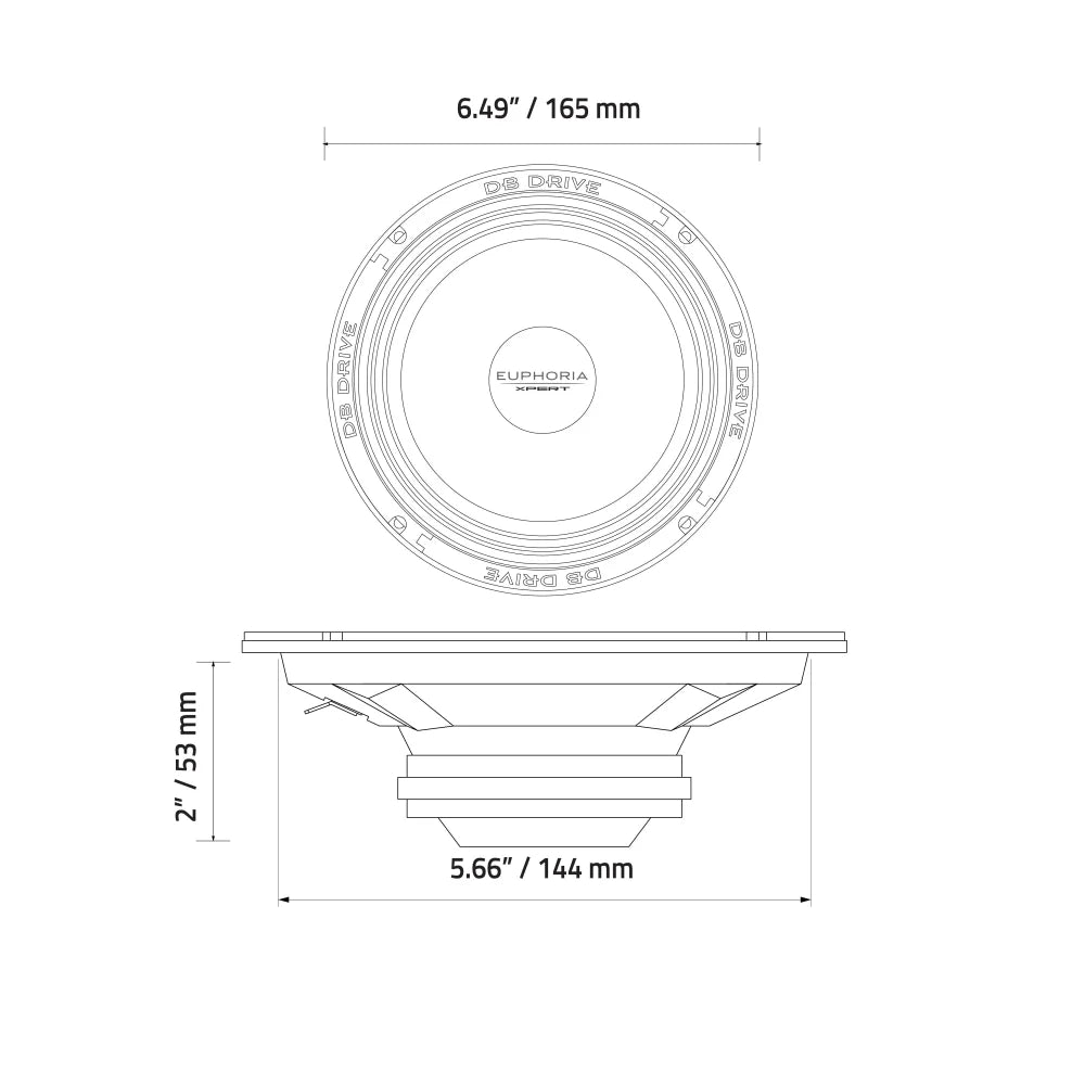 Exm6nsb: 6.5 In. Neo Sealed Back Midrange - Sms Car Audio