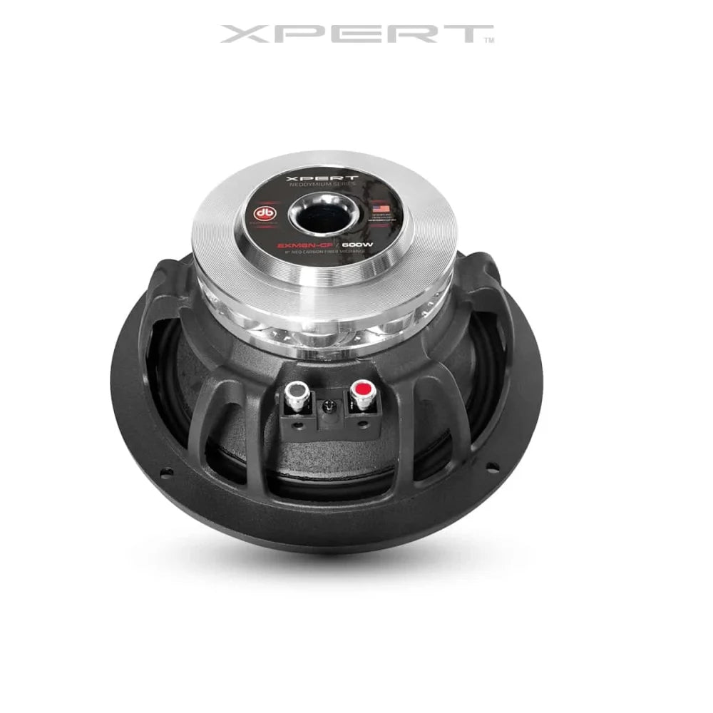 Exm8n-cf: 8 In. Neo Carbon Fiber Midrange - Sms Car Audio
