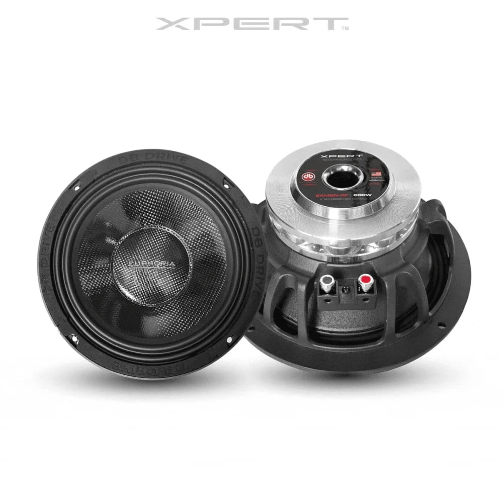 Exm8n-cf: 8 In. Neo Carbon Fiber Midrange - Sms Car Audio