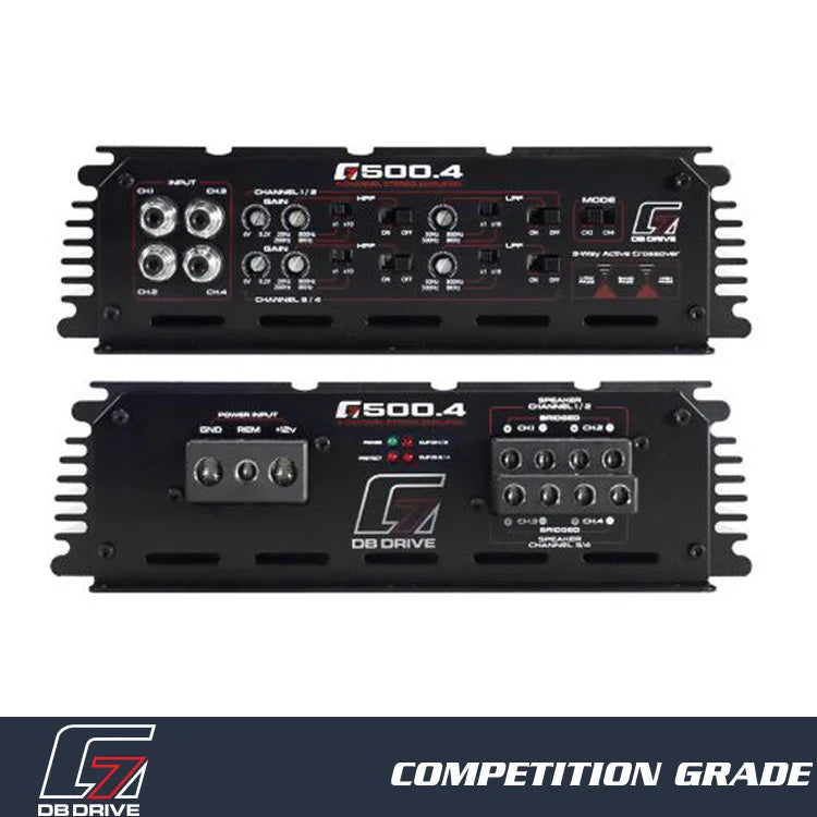 G7 500.4: 4-channel Class d Amplifier - Sms Car Audio