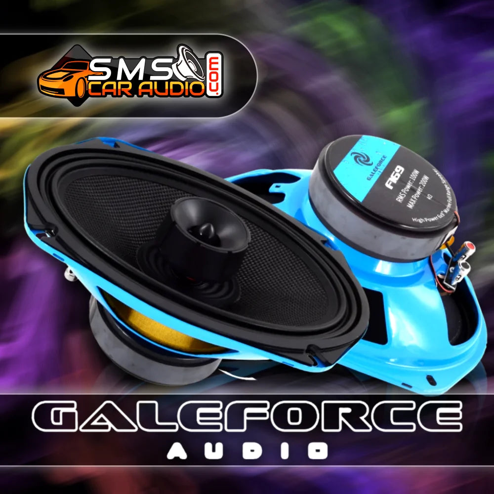 (used) Galeforce F1 6x9’’ Pair - Speakers Sms Car Audio