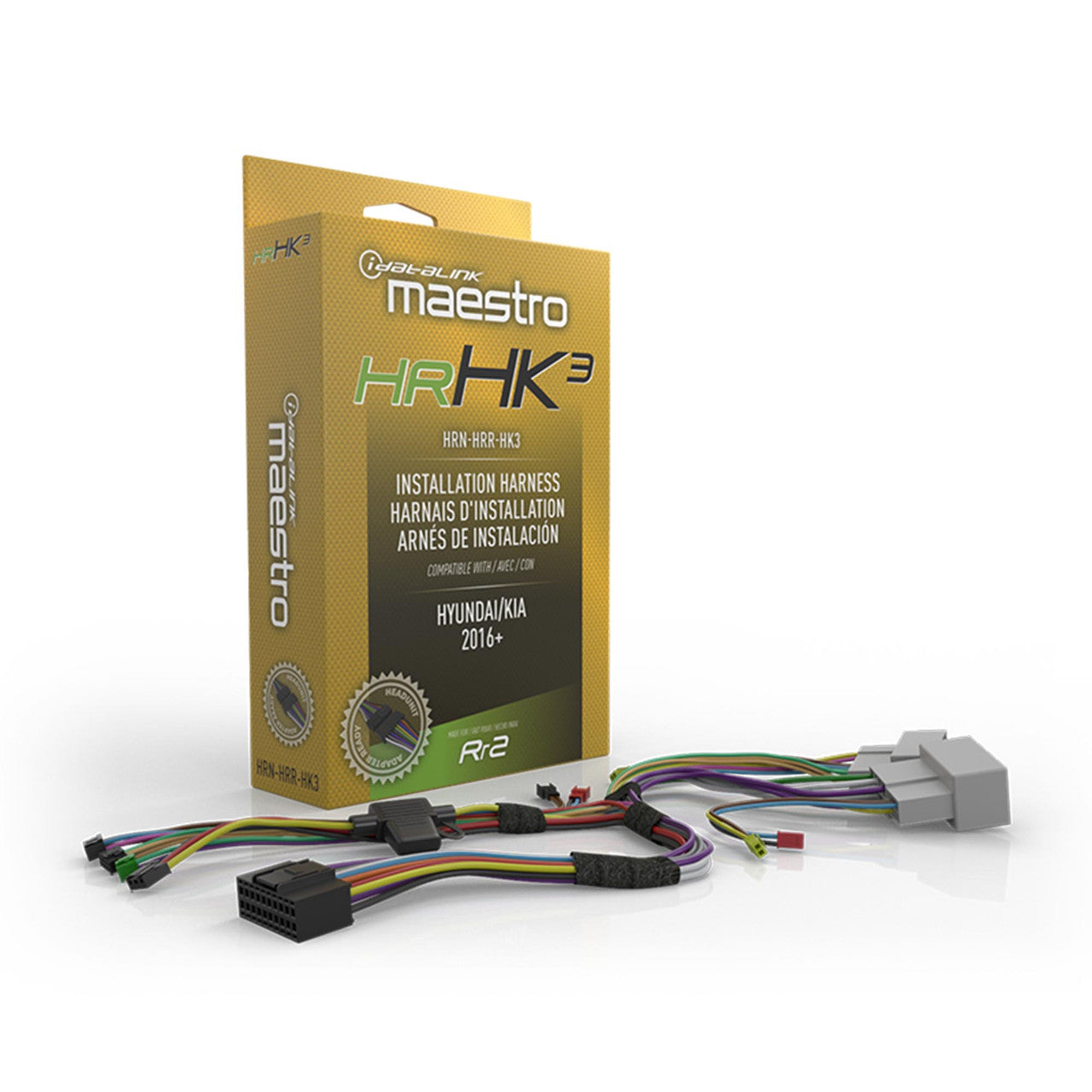 iDatalink Maestro HRN-HRR-HK3 radio replacement T-harness for Hyundai Kia and Genesis