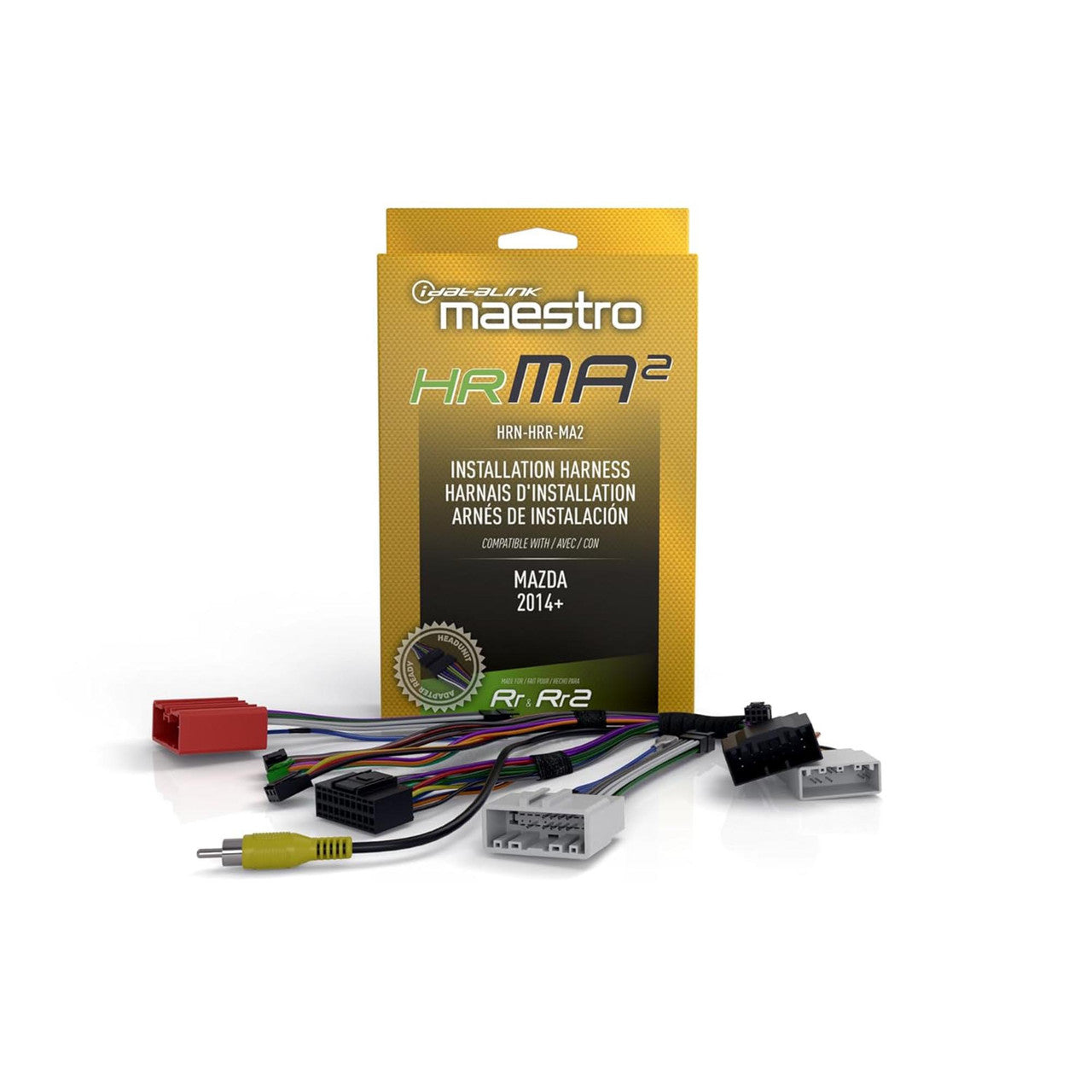 iDatalink Maestro HRN-HRR-MA2 radio replacement T-harness for Mazda