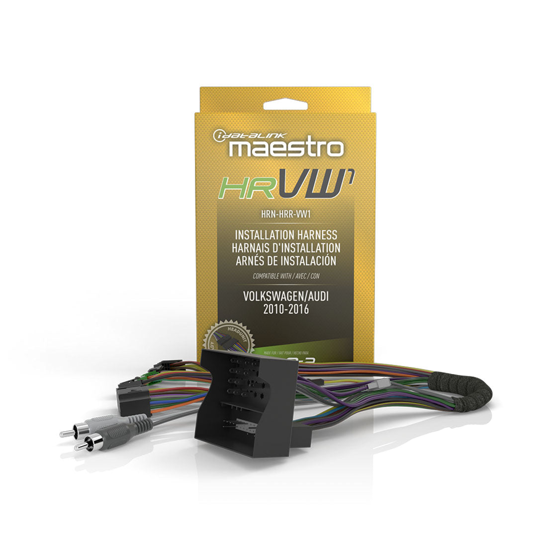 iDatalink Maestro HRN-HRR-VW1 radio replacement T-harness for Volkswagen and Audi