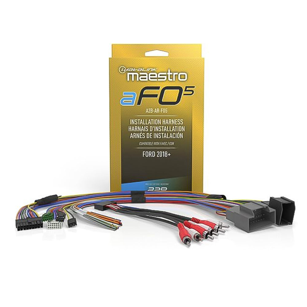 iDatalink Maestro A2B-AR-FO5 amplifier replacement T-harness for select Ford A2B systems
