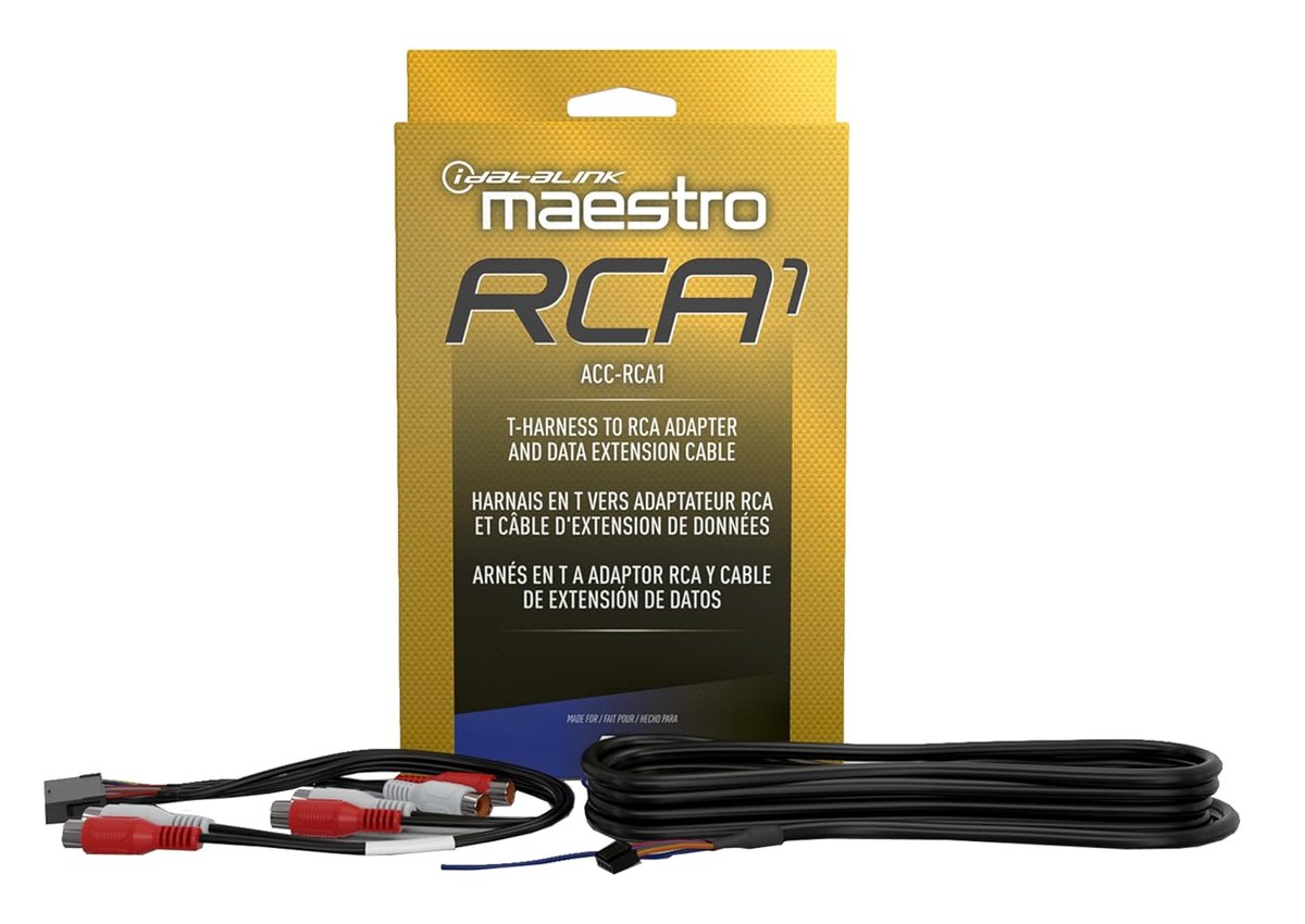 iDatalink Maestro ACC-RCA1 RCA adapter harness and data extension cable