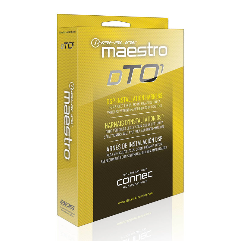 iDatalink Maestro HRN-DSP-TO1 non-amplified DSP T-harness for Toyota Subaru and Scion