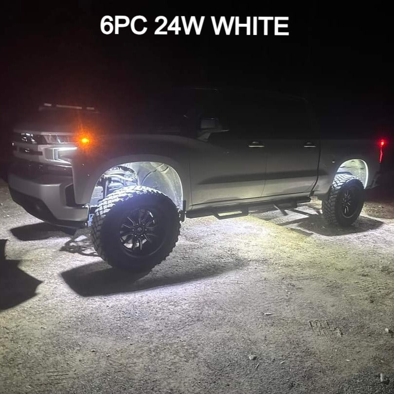 Infinite Offroad Truck Jeep Single Color Rock Light Kit manufacturer gallery image