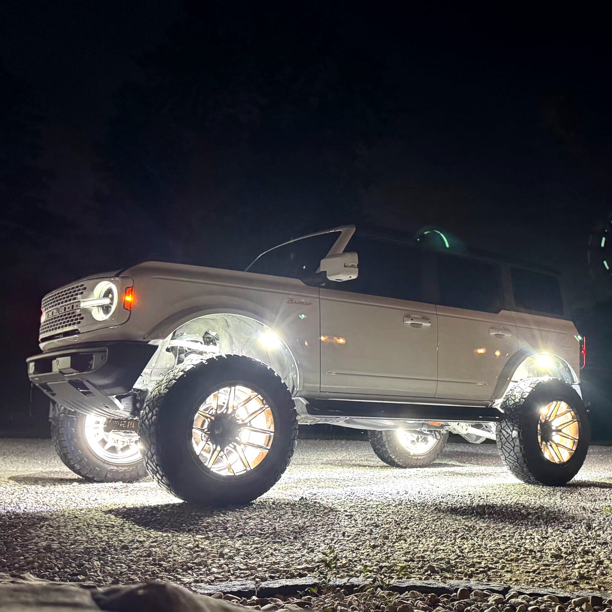 Infinite Offroad White Single Color LED Wheel Ring Kit manufacturer image