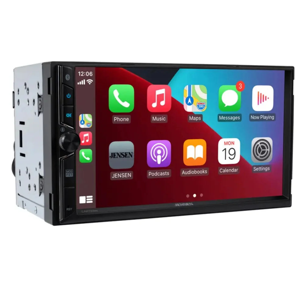 Jensen 7’’ Touchscreen Bluetooth Car Radio with Backup
