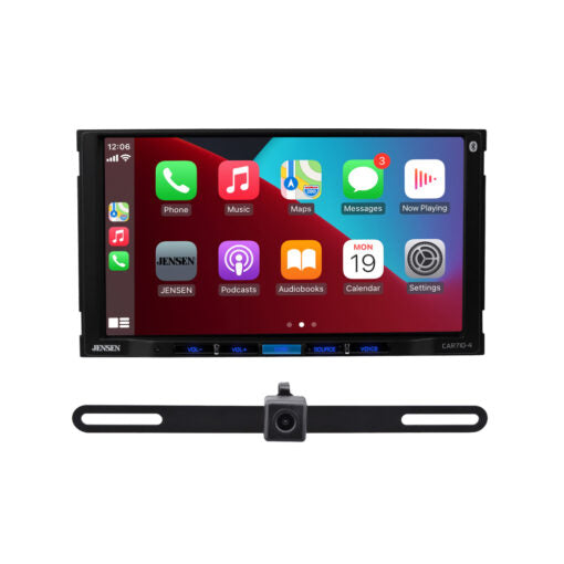 Jensen CAR710-4BC touchscreen radio with backup camera