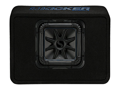 Kicker 44TL7S102 single 10-inch L7S thin-profile loaded enclosure