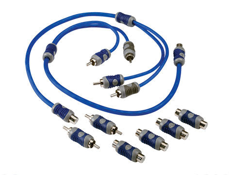 Kicker 46KIYFM K-Series RCA Y-Adapter and Coupler Kit
