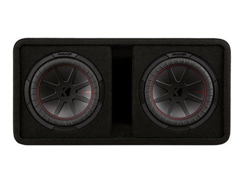 Kicker 48DCWR102 dual 10-inch CompR loaded enclosure