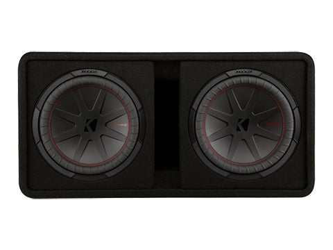 Kicker 48DCWR122 dual 12-inch CompR loaded enclosure