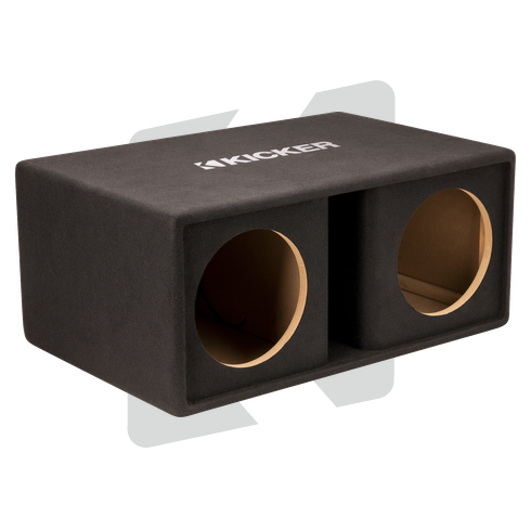 KICKER 53DUC12 Dual 12-Inch Unloaded Ported Subwoofer Enclosure