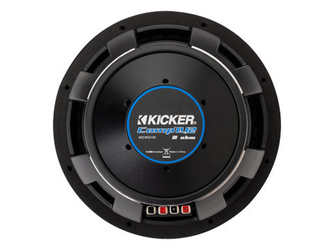 Kicker CompQ 12-inch subwoofer back view