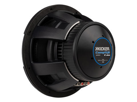 Kicker CompQ 12-inch subwoofer side view