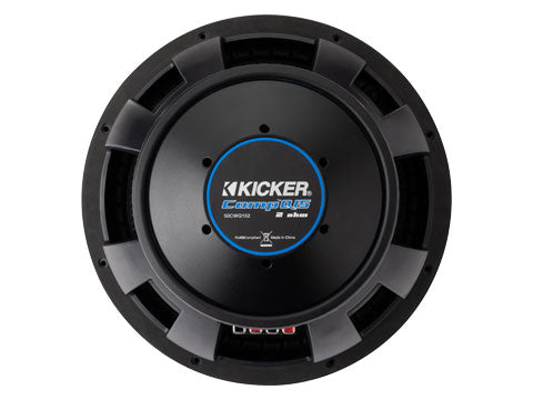 Kicker CompQ 15-inch subwoofer back view
