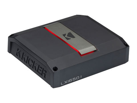 Kicker LX Series mono amplifier front view