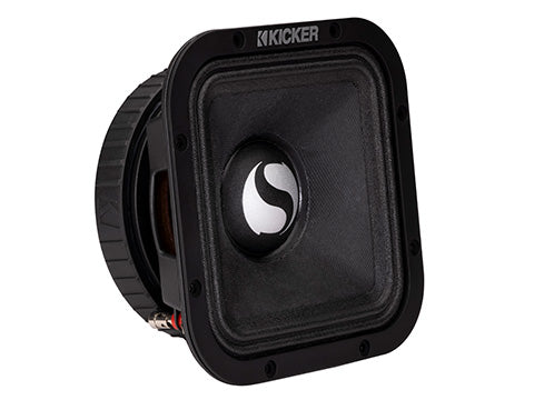 Kicker 7-inch square midrange speaker side view