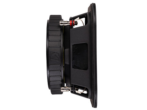 Kicker 9-inch square midrange speaker side view
