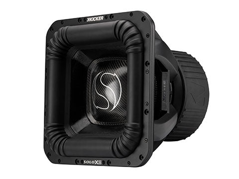 Kicker SoloXS L7XS 15-inch subwoofer side view