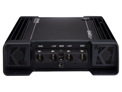 Kicker Warhorse WXA3600.1 Mono Amplifier left view