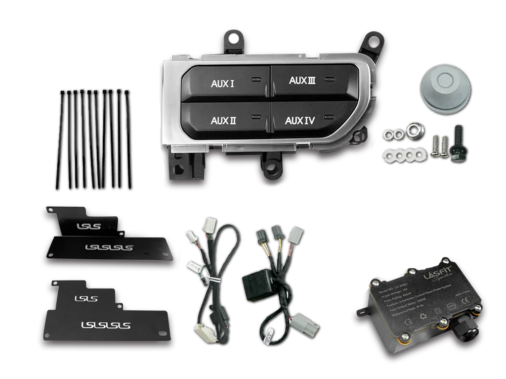 LASFIT LO-JPS01 auxiliary switch panel kit components