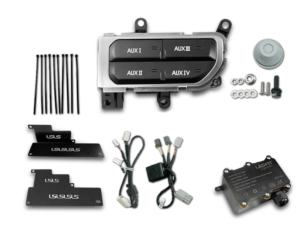 LASFIT LO-JPS01 auxiliary switch panel kit components