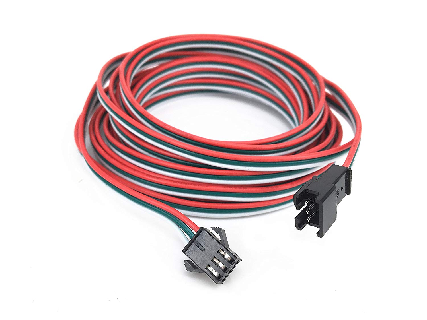 Lit FX 1.5-foot 3-pin LED extension cable with male and female connectors