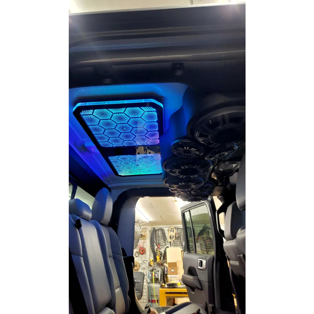 💡 Lit-fx Jeep Jl/jt Rear One-piece Roof Panel (custom Led