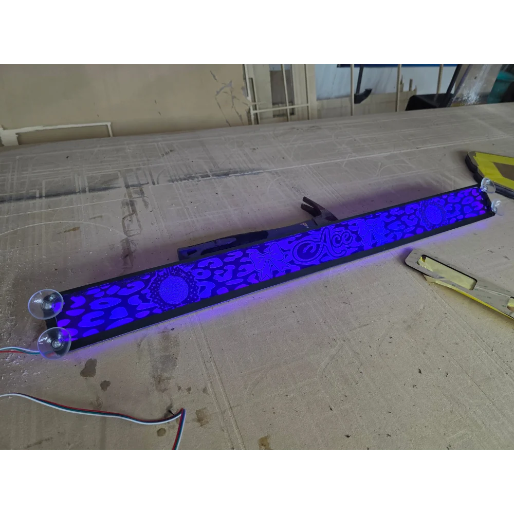 š” Lit Fx Led Dash Plaque ā Custom Acrylic Engraved