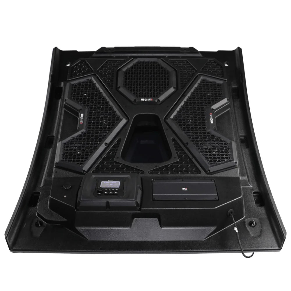 Mbqrt2-s6r 500 Watt 6 Speaker Polaris Rzr Trail Audio Roof