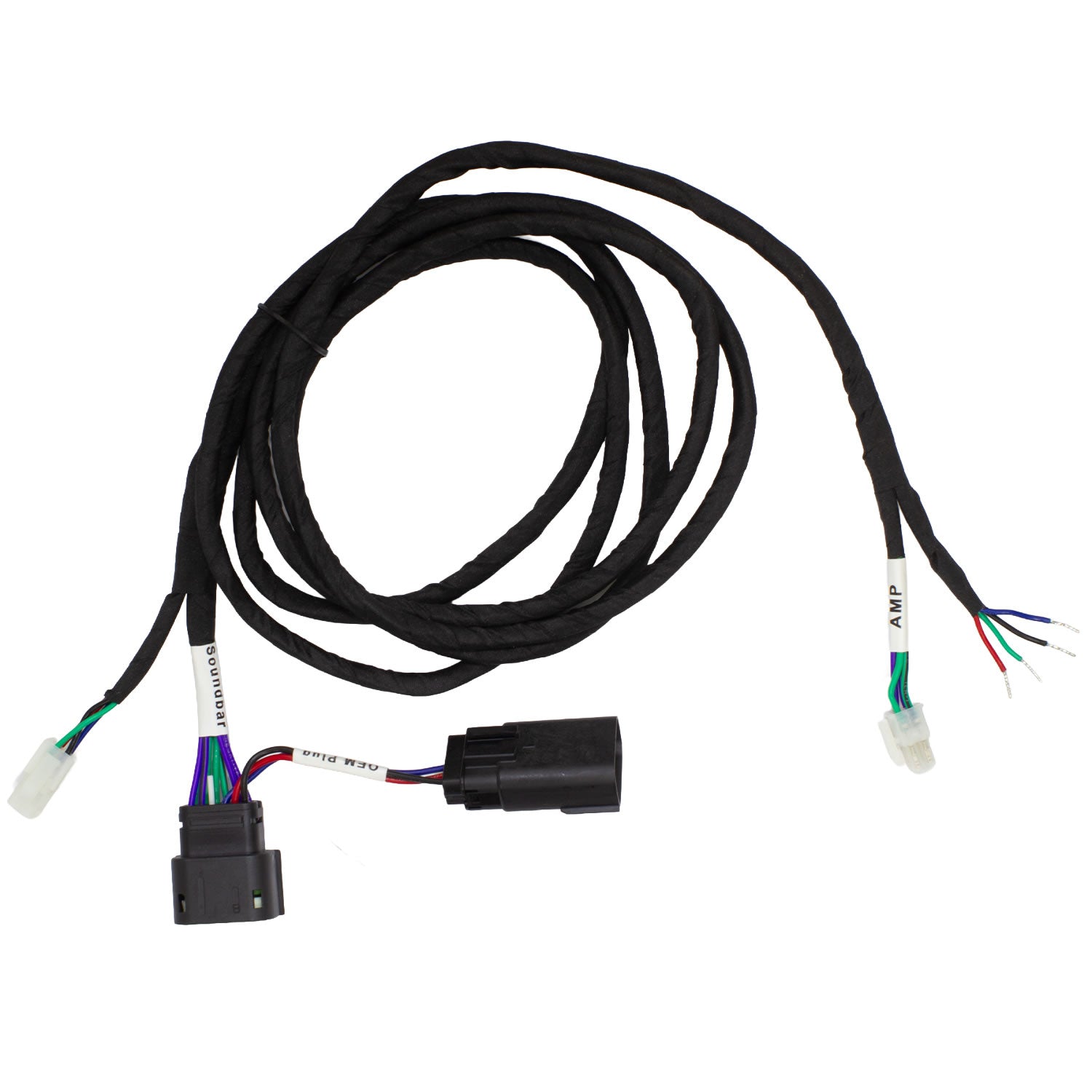 MBQJ-AMP-ACC-1 Jeep® Wrangler (JL) / Gladiator (JT) Line Output Converter Kit for adding amplifiers to power a subwoofer and/or soundbar