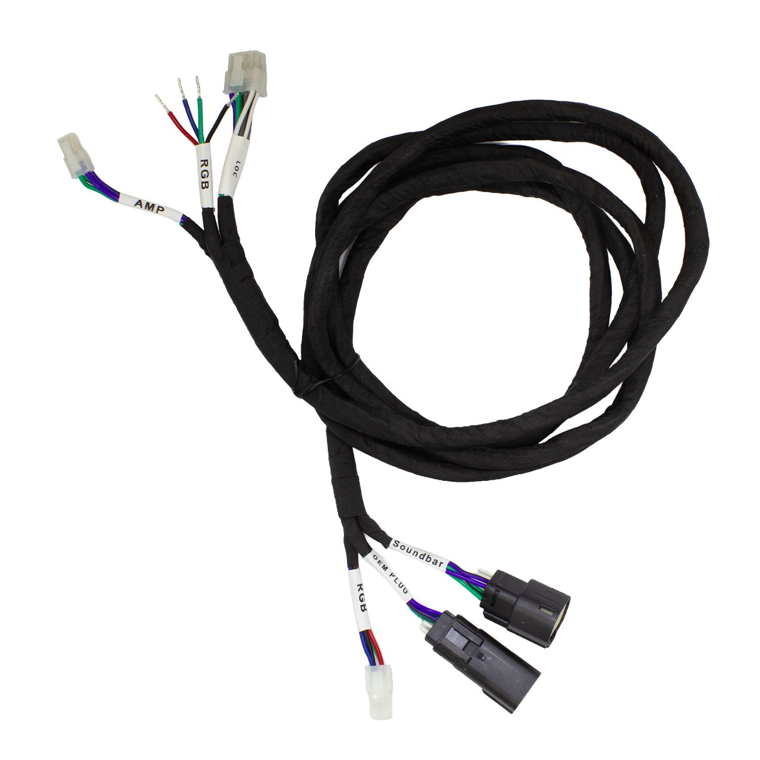 MBQJ-AMP-ACC-1 Jeep® Wrangler (JL) / Gladiator (JT) Line Output Converter Kit for adding amplifiers to power a subwoofer and/or soundbar