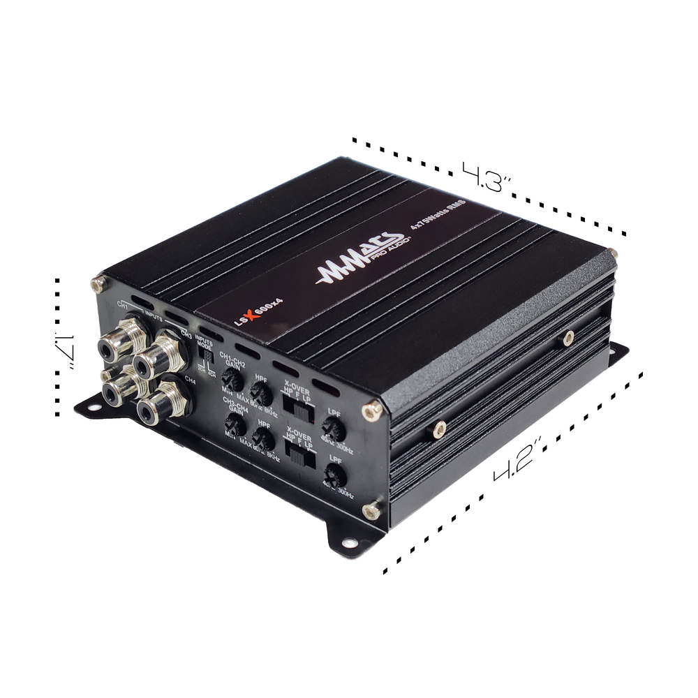MMATS Pro Audio LSX600x4 amplifier