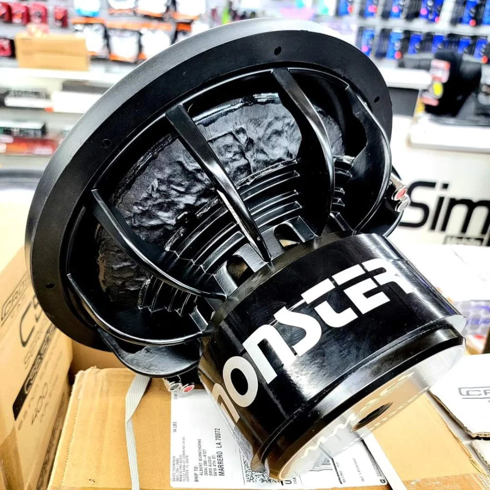 (used) Mmats Monster Mmax 12 Inch Subwoofer 2000 Watts Rms